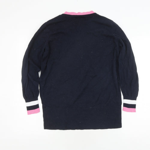Ruth Langsford Women's Multicoloured V-Neck Jumper M