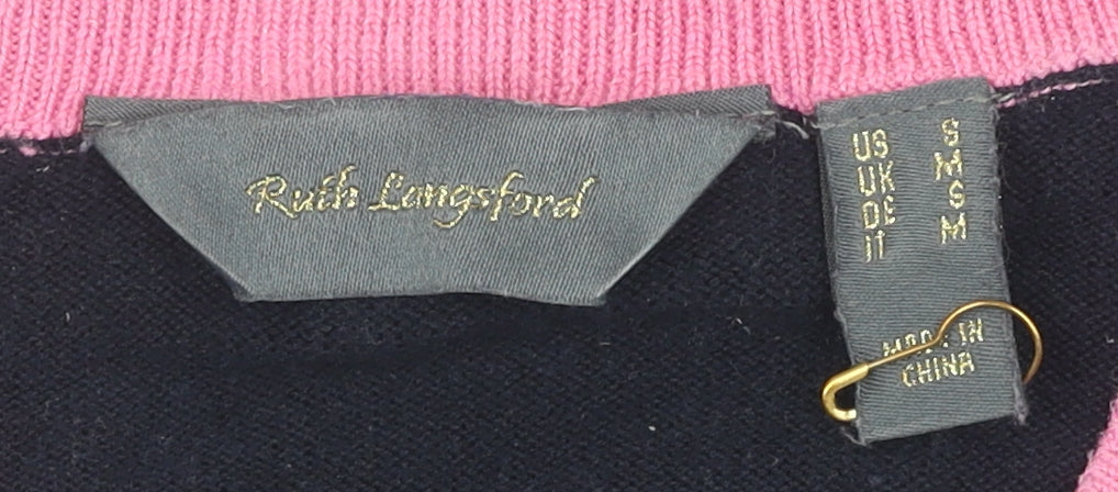 Ruth Langsford Women's Multicoloured V-Neck Jumper M