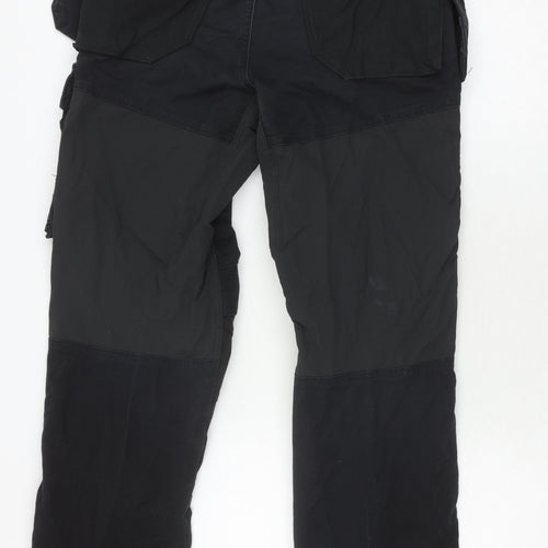 Snickers Men's Black Cargo Trousers, Size S