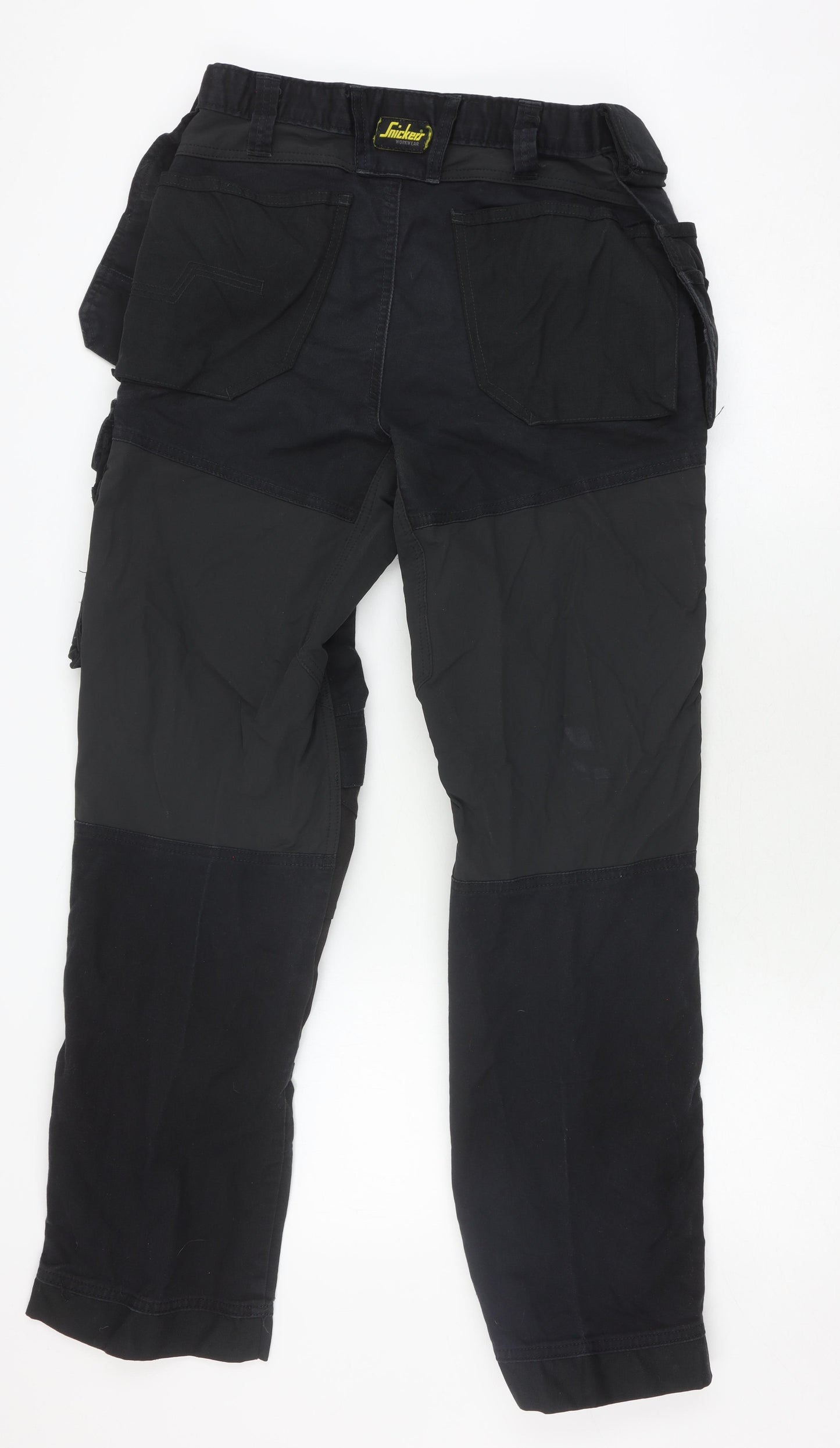 Snickers Men's Black Cargo Trousers, Size S