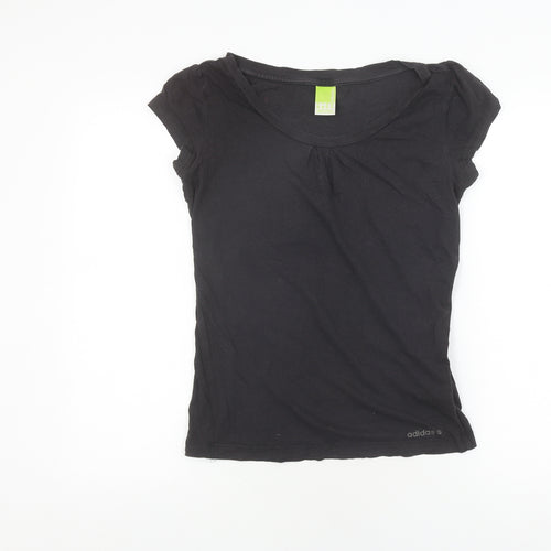 Adidas Women Black T-Shirt Size 12