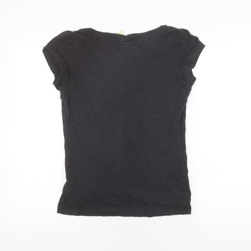 Adidas Women Black T-Shirt Size 12