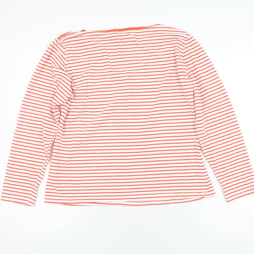 First Avenue Women's XL Striped Long Sleeve T-Shirt