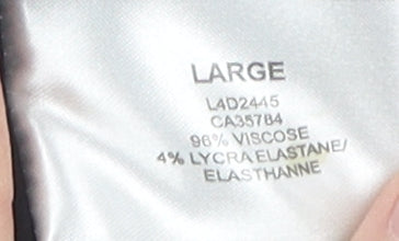 Precis Petite Women's Black T-Shirt L