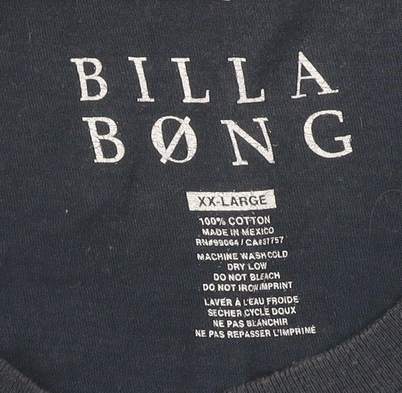 Billabong Men's Black 2XL Graphic Print T-Shirt