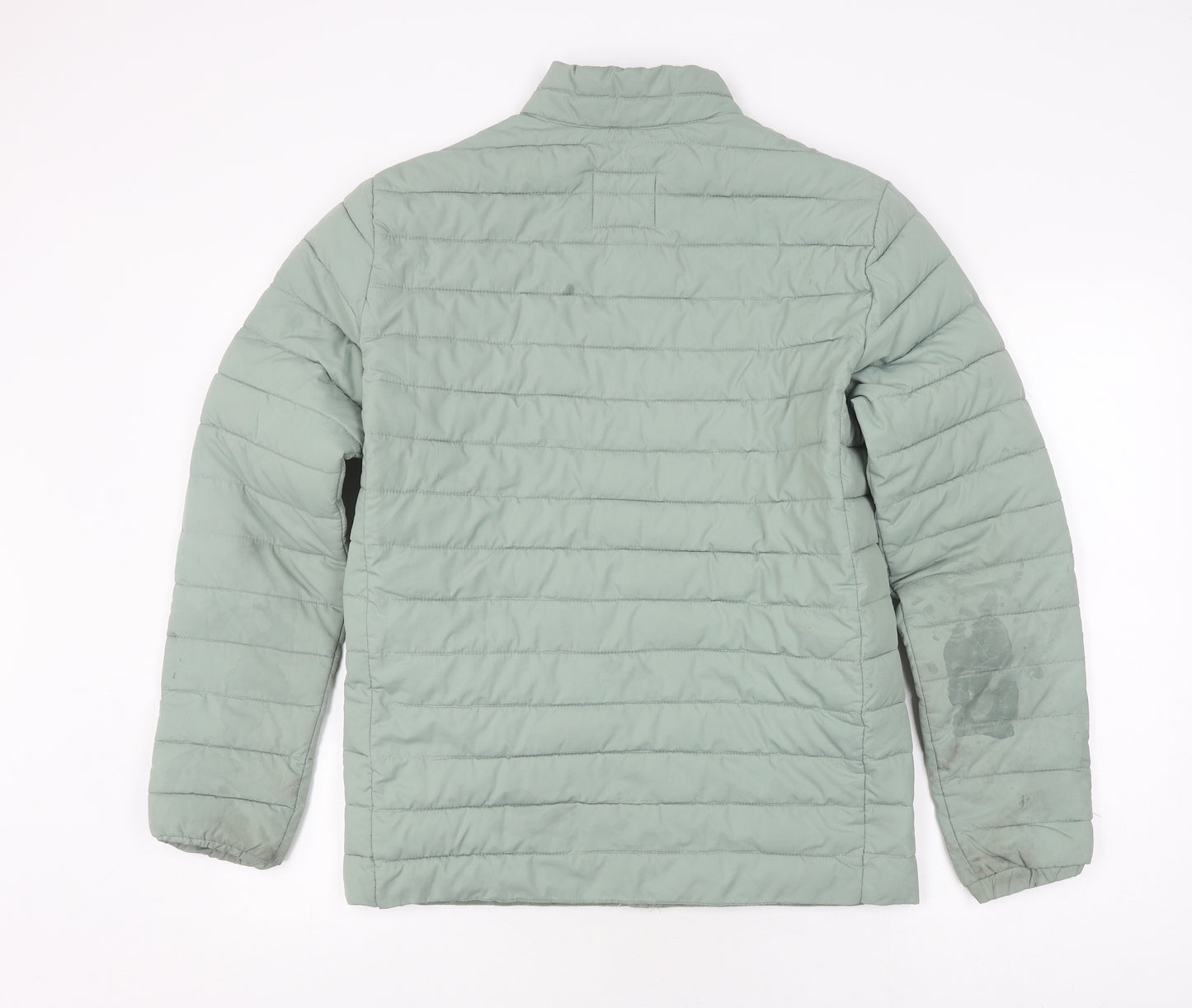Jack & Jones Unisex Green Puffer Jacket M