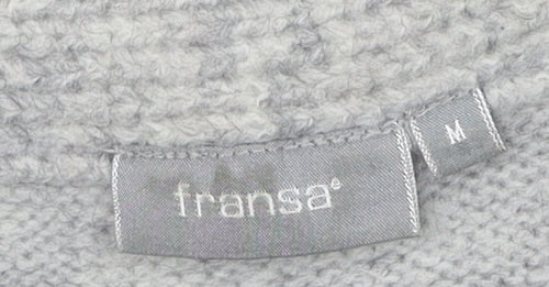 Fransa Men's Grey Knit Pullover Jumper M