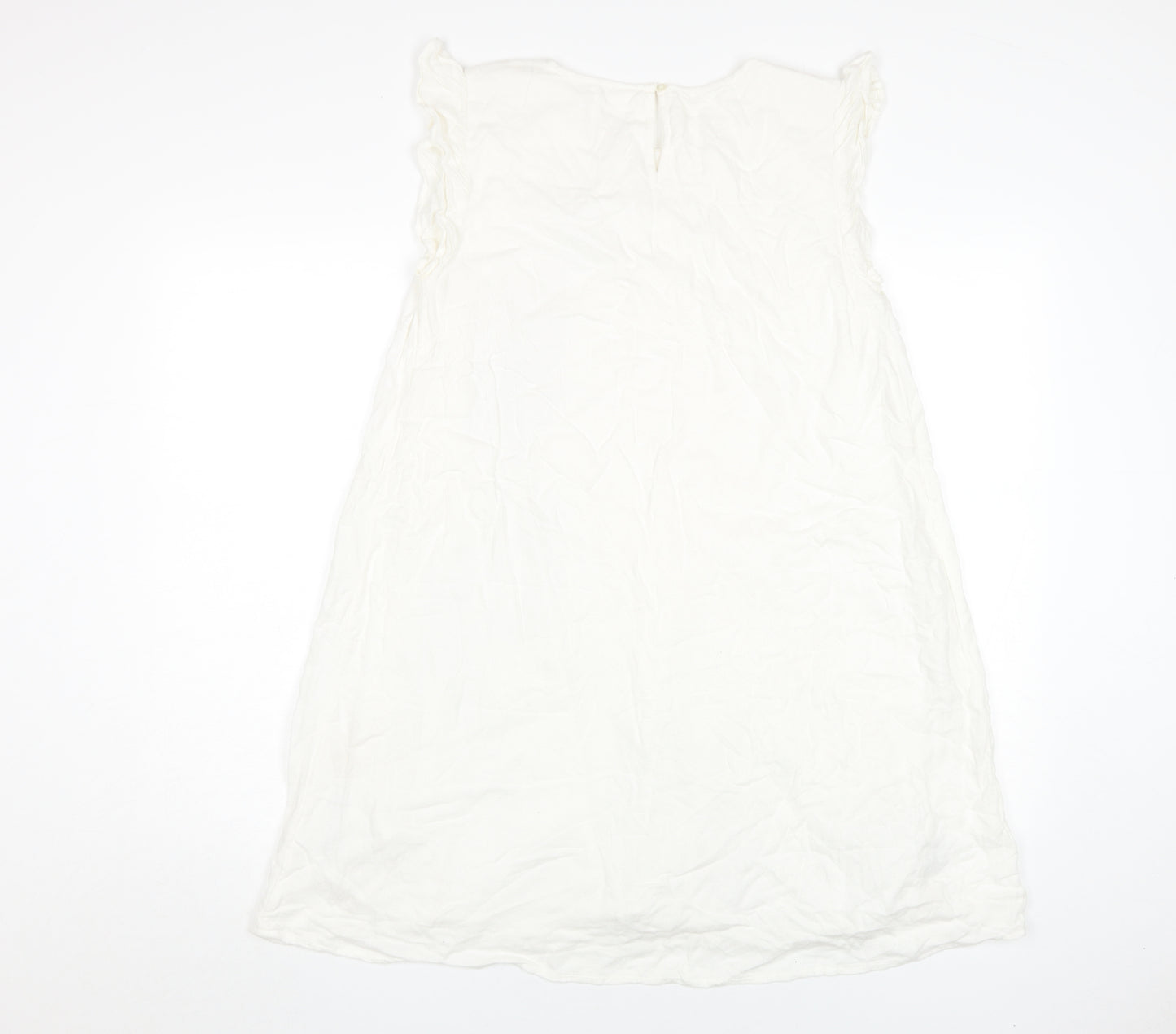 Next Girls Ivory Floral Shift Dress, 15 Years
