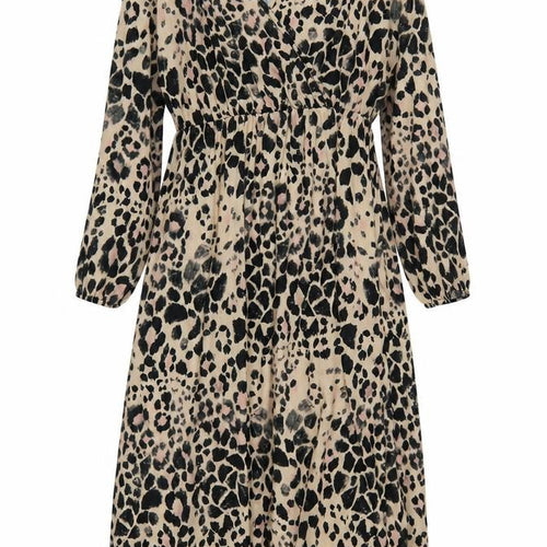 Boohoo Women's Animal Print Wrap Dress - Size 20