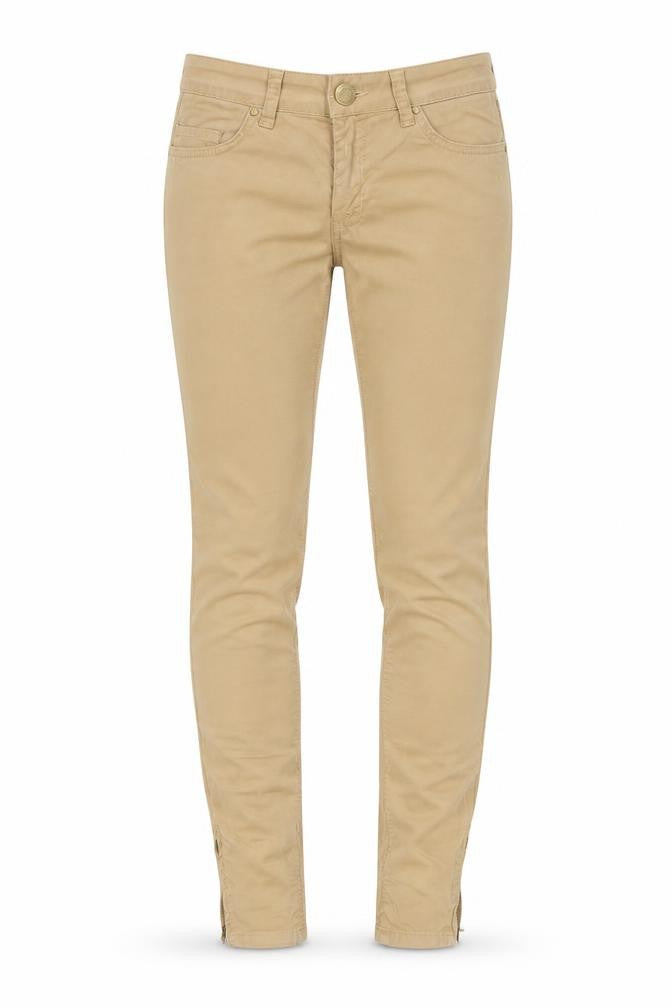 Zara Women's Beige Skinny Jeans, Size 2, Slim Fit