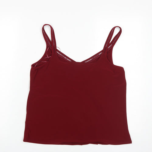 Wallis Women's Red Camisole Tank Top Size 14