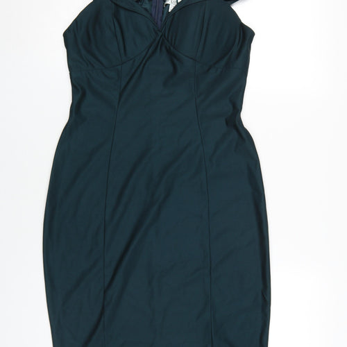 Rare London Women's Green Bodycon Dress Size 12