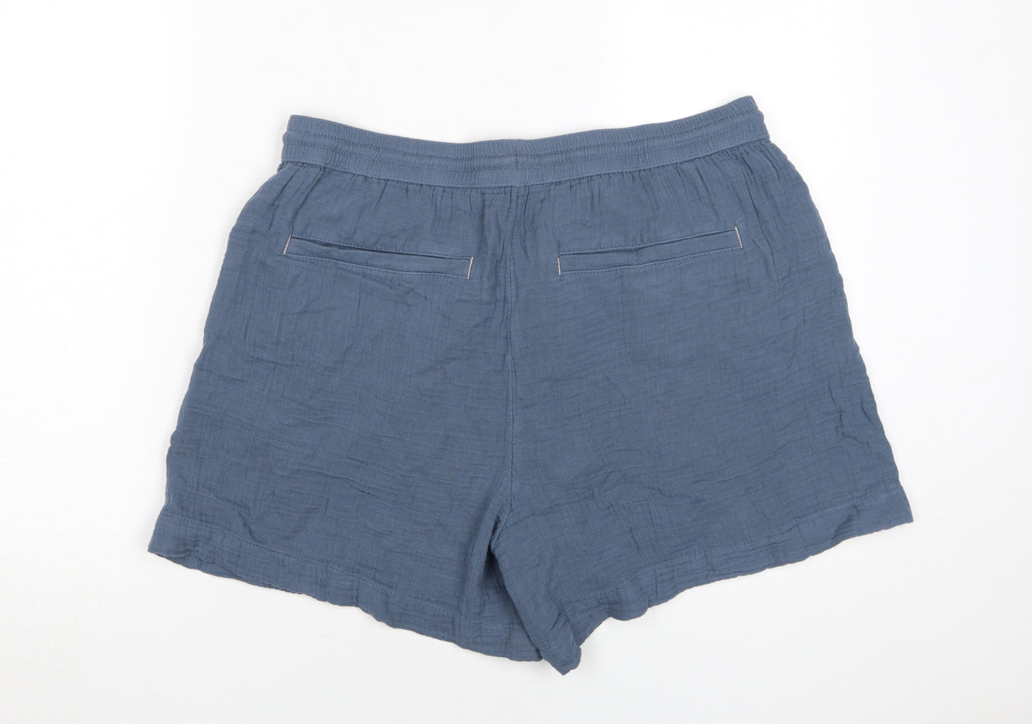 Marks and Spencer Women Blue Size 16 Casual Shorts