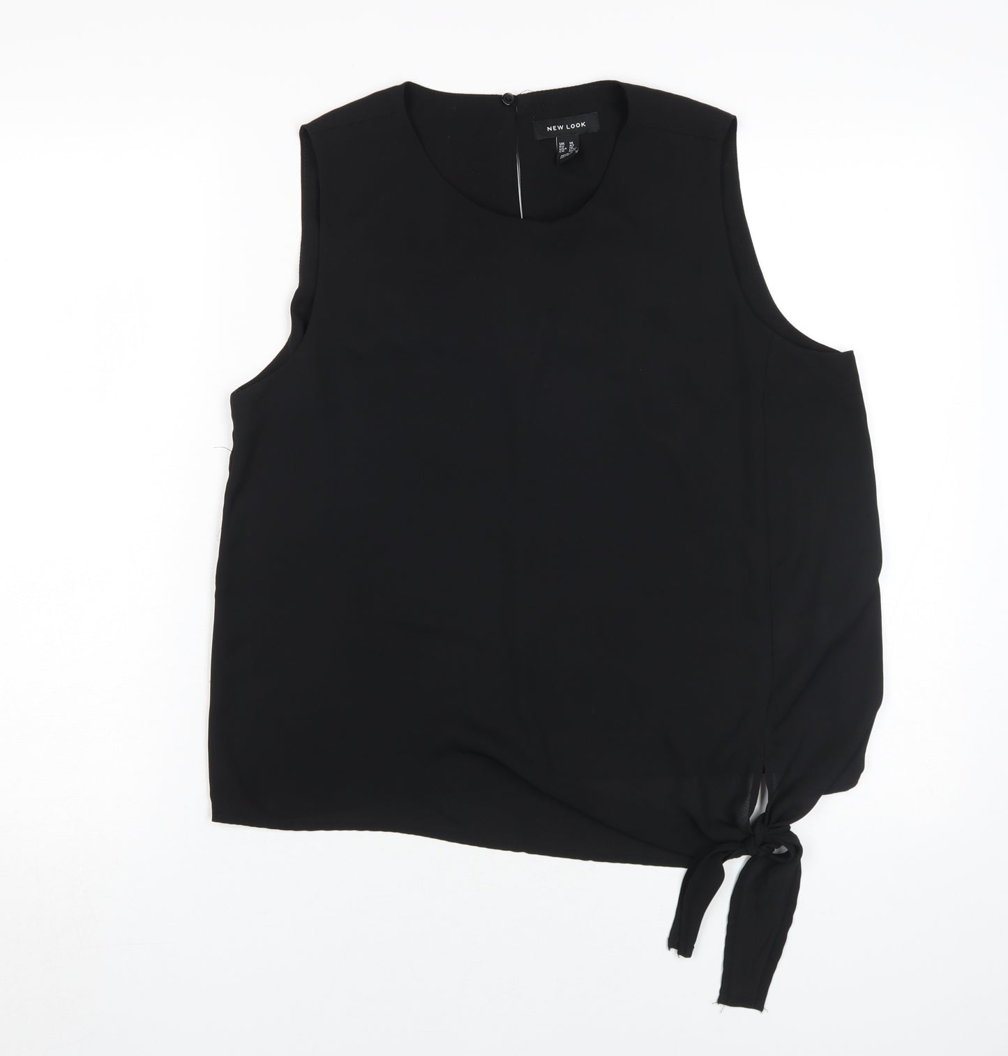 New Look Women Black Sleeveless Basic Top, UK 14