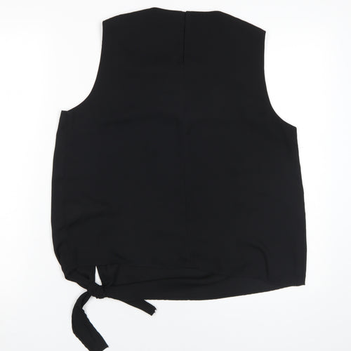 New Look Women Black Sleeveless Basic Top, UK 14