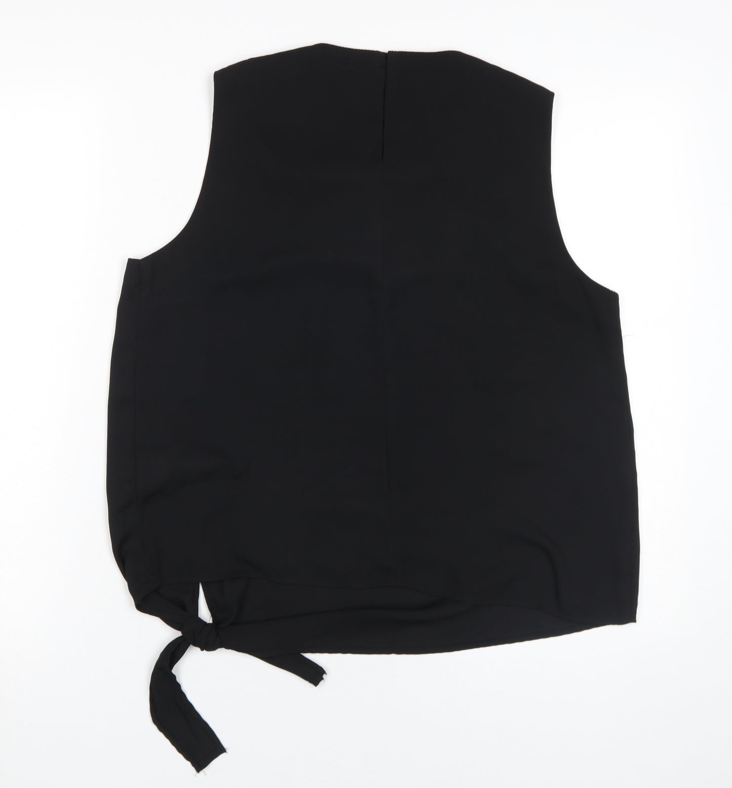 New Look Women Black Sleeveless Basic Top, UK 14