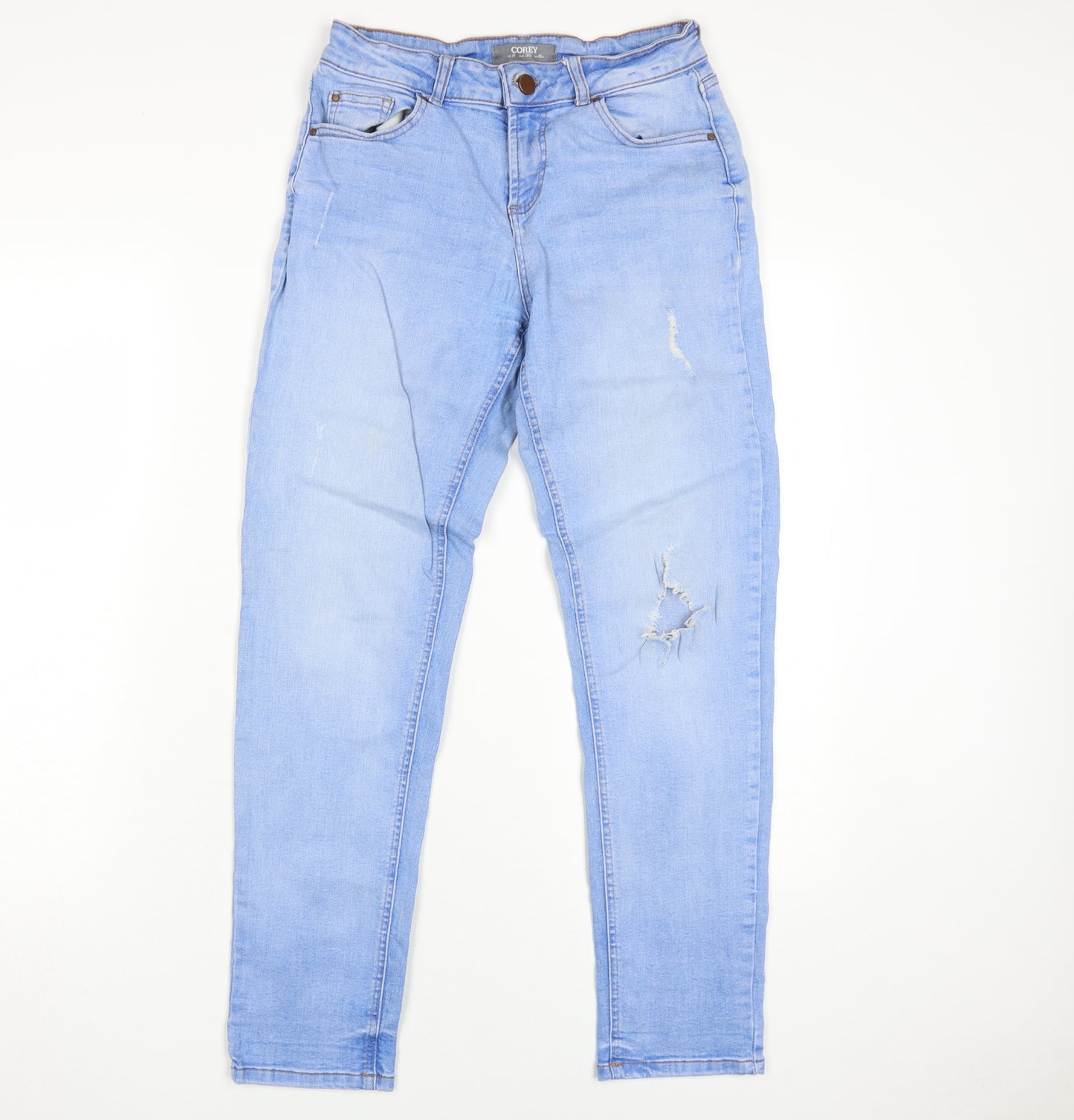 Dorothy Perkins Women's Blue Skinny Jeans Size 8