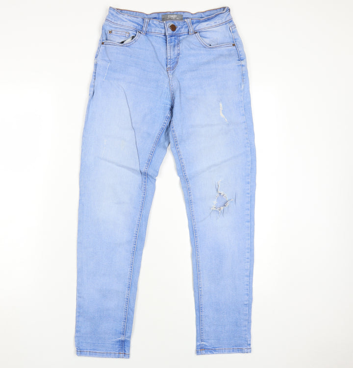 Dorothy Perkins Women's Blue Skinny Jeans Size 8