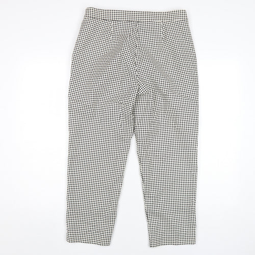 Marks and Spencer Women's Black Check Trousers Size 12