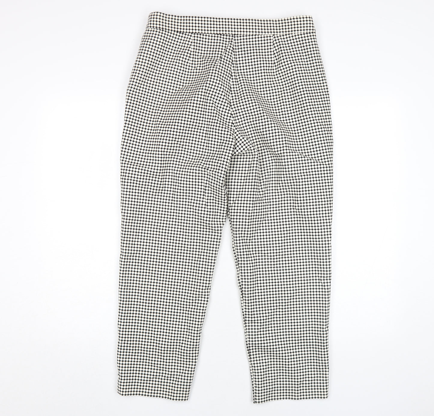 Marks and Spencer Women's Black Check Trousers Size 12