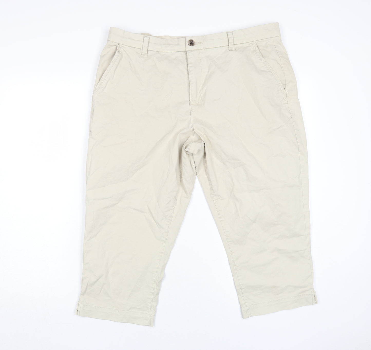 Principles Womens Beige Chino Trousers Size 16