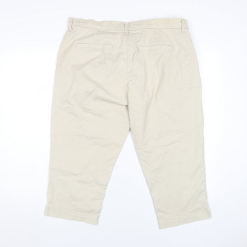 Principles Womens Beige Chino Trousers Size 16