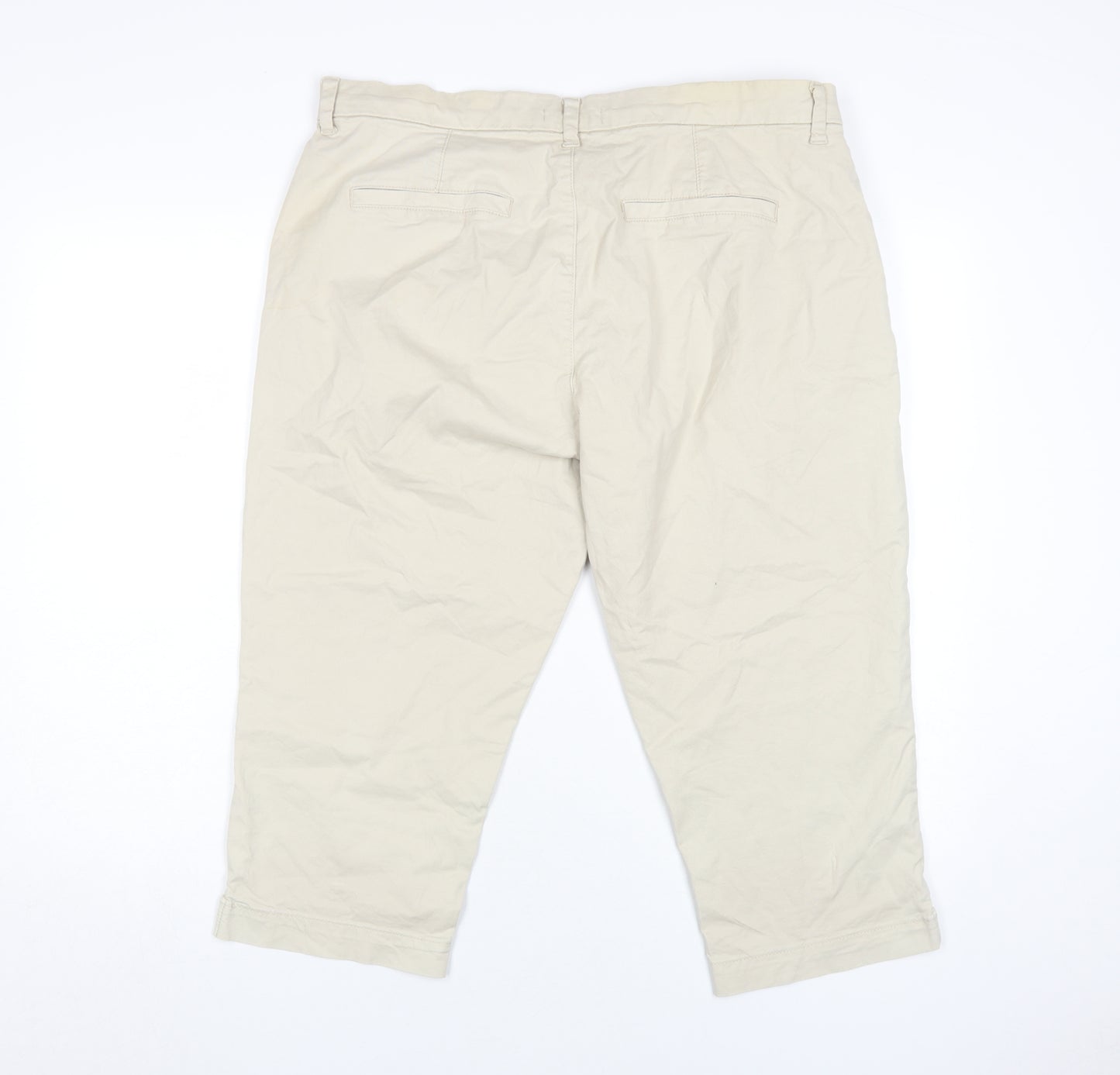 Principles Womens Beige Chino Trousers Size 16
