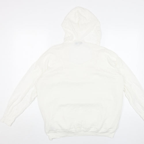 Next Women's White Hooded Wrap Cardigan Size 18