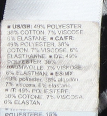 find Women's Black Striped Wrap Top XL