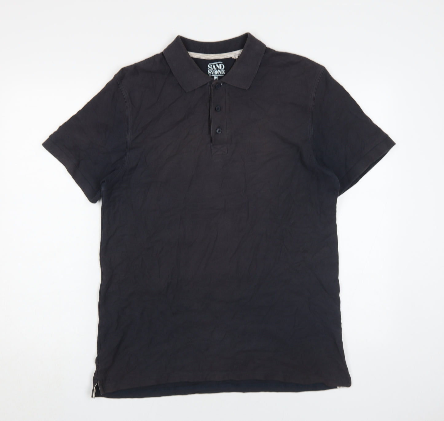 M&Co. Men's Navy Blue Polo Medium