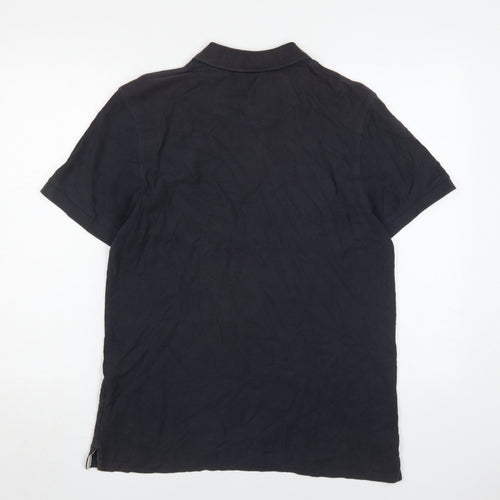 M&Co. Men's Navy Blue Polo Medium