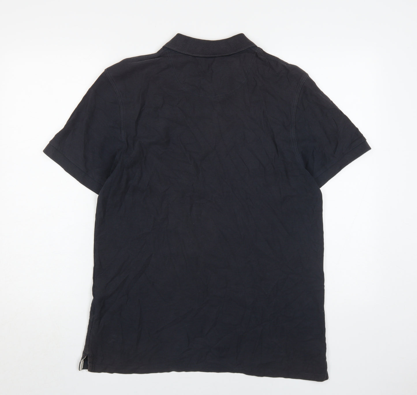 M&Co. Men's Navy Blue Polo Medium
