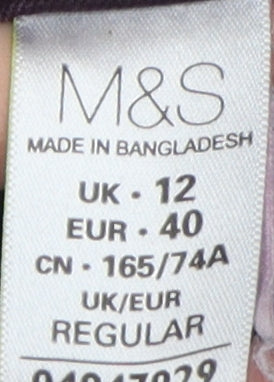 Marks & Spencer Women's Purple Jegging Size 12