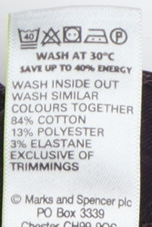Marks & Spencer Women's Purple Jegging Size 12