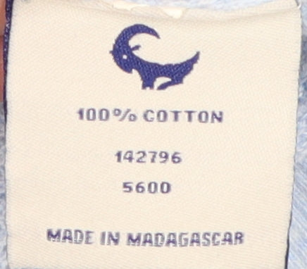 Old Khaki Men’s Blue Cotton Pullover Jumper, L