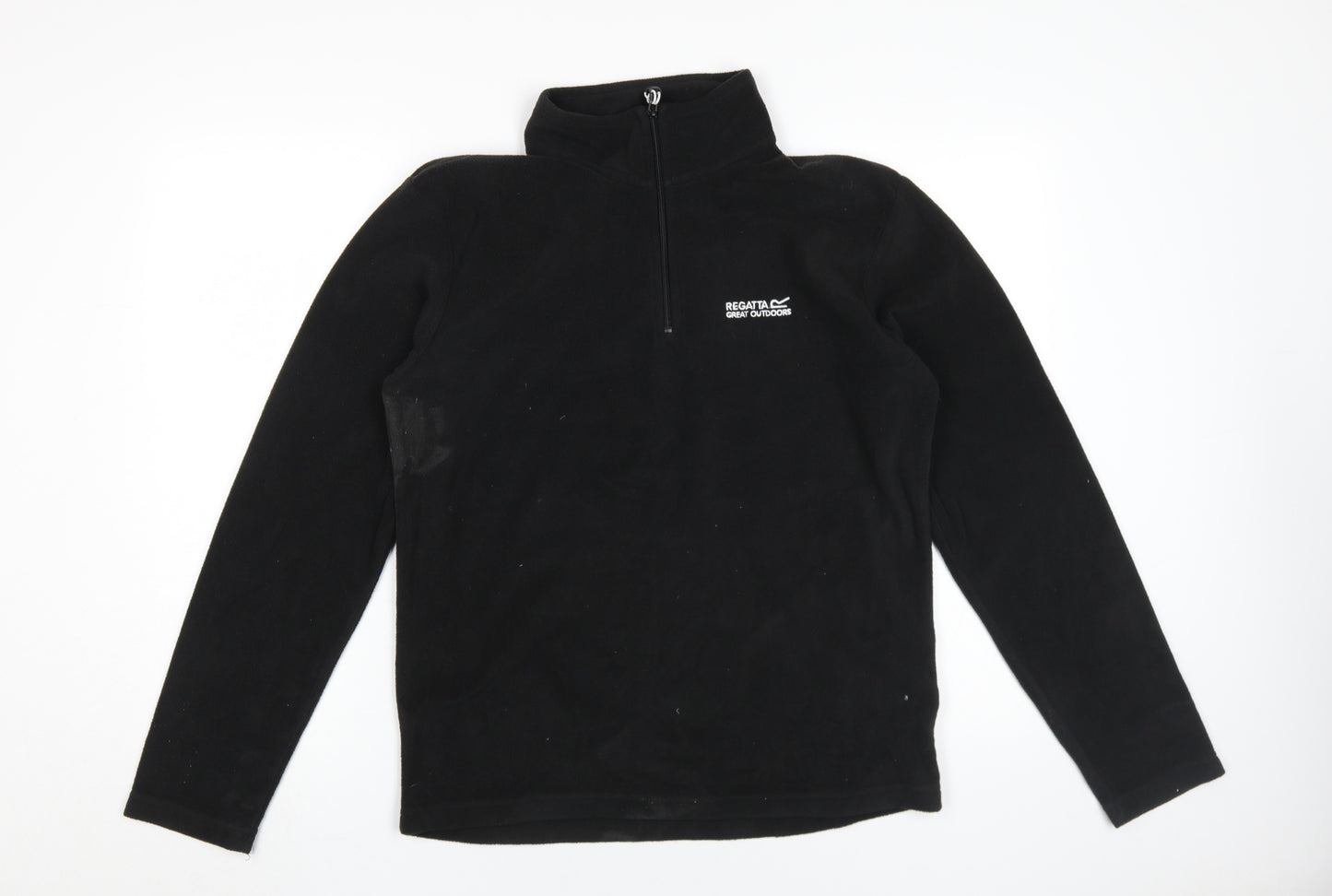 Regatta Men's Black 1/4 Zip Sweatshirt M