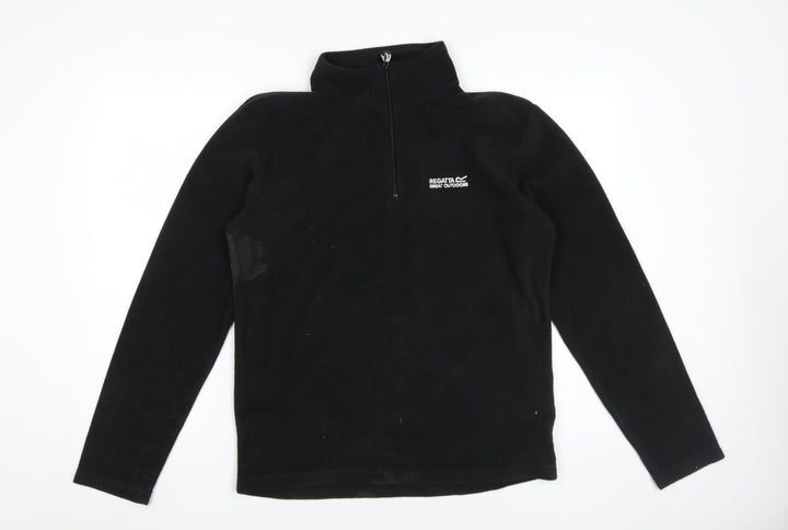 Regatta Men's Black 1/4 Zip Sweatshirt M