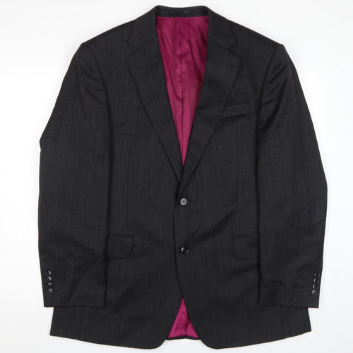 Austin Reed Men's Black Wool Blazer, Size 42R, Classic Style