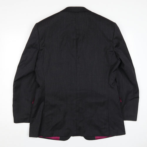 Austin Reed Men's Black Wool Blazer, Size 42R, Classic Style
