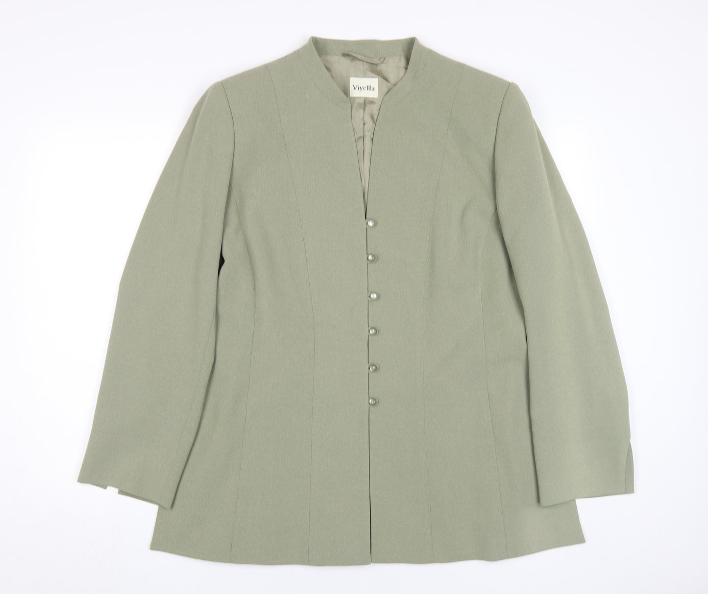 Viyella Women's Green Button Jacket Size 16