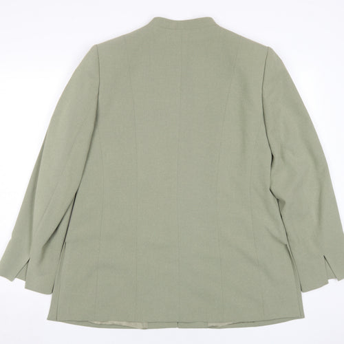 Viyella Women's Green Button Jacket Size 16
