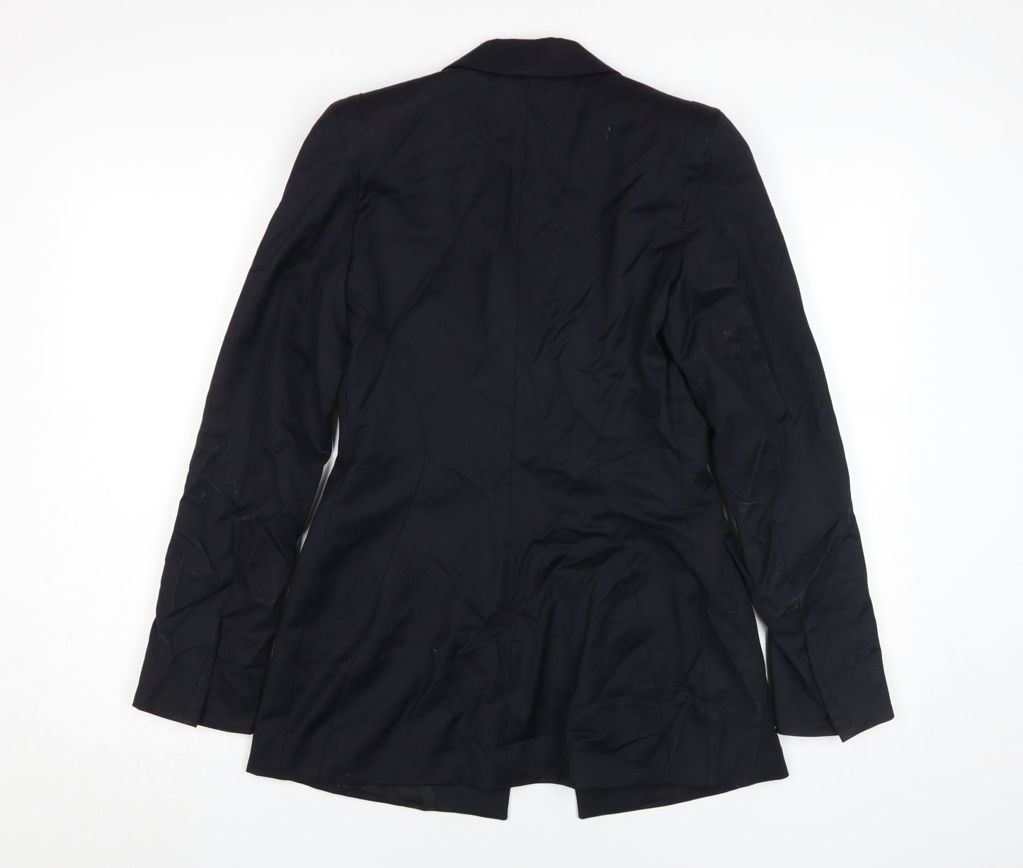Irene Van Ryb Women's Black Blazer Size 8 Single-Breasted