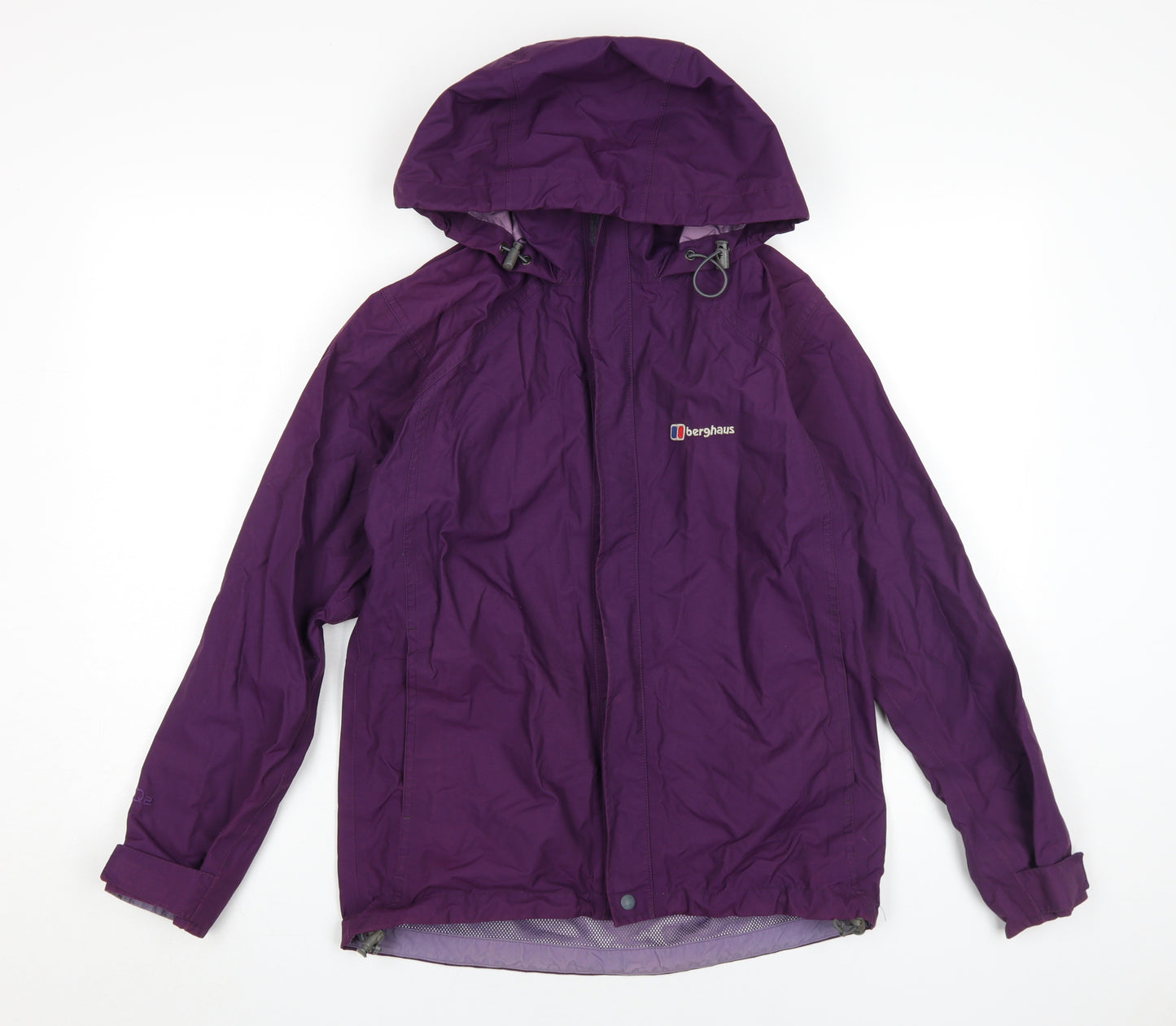 Berghaus Women's Purple Waterproof Hooded Jacket Size 8