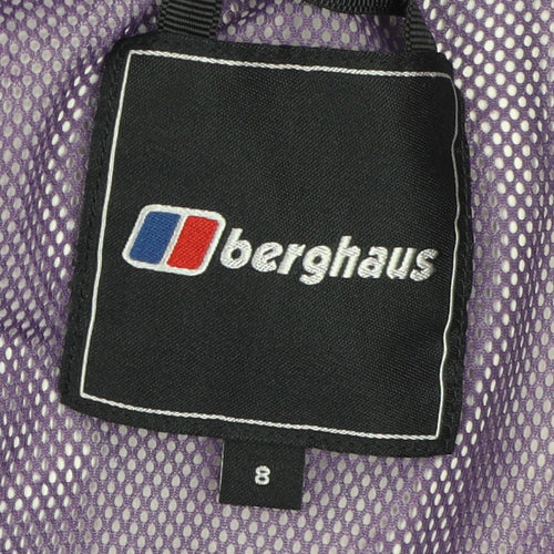 Berghaus Women's Purple Waterproof Hooded Jacket Size 8