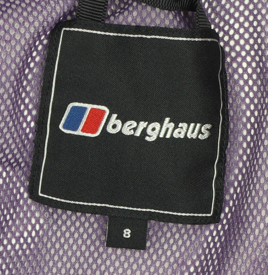 Berghaus Women's Purple Waterproof Hooded Jacket Size 8