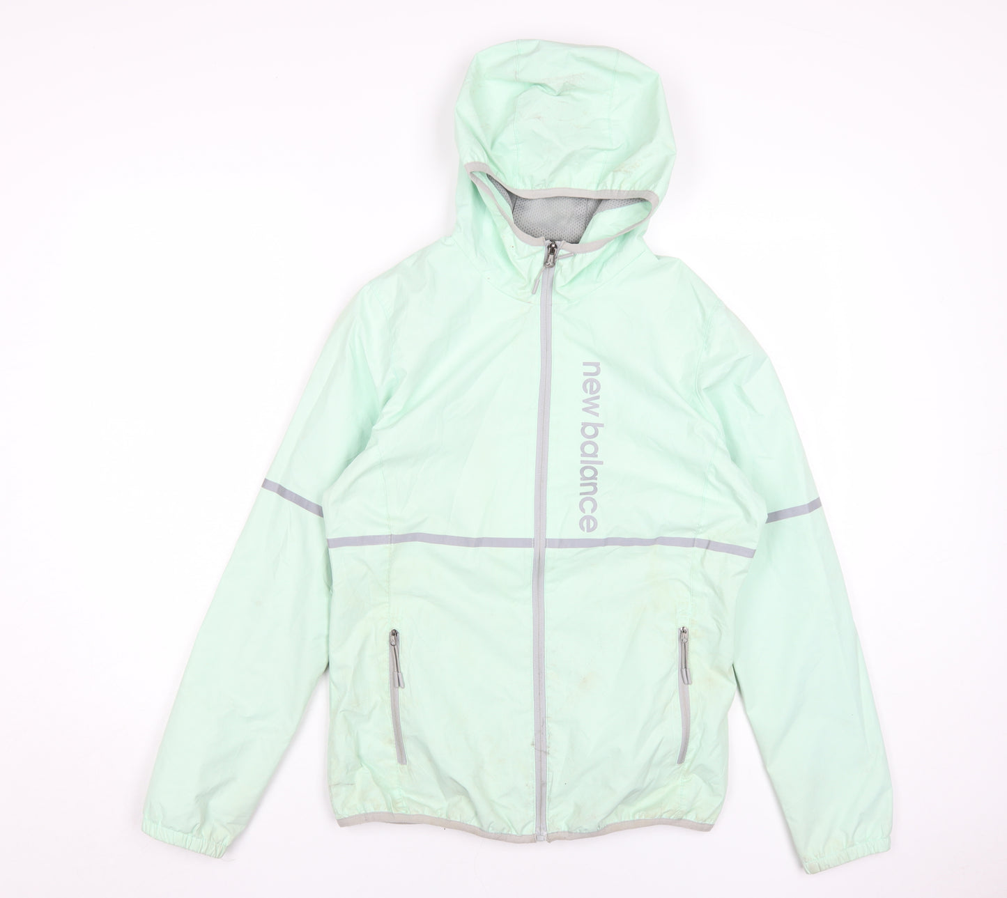 New Balance Women's Green Windbreaker Jacket M