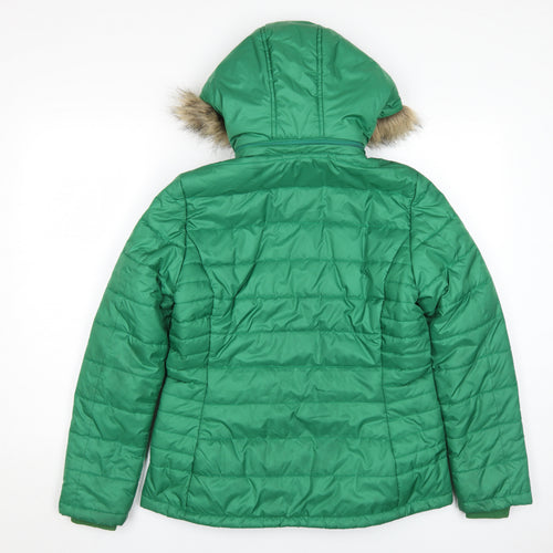 Lure Urban Women's Green Puffer Jacket L