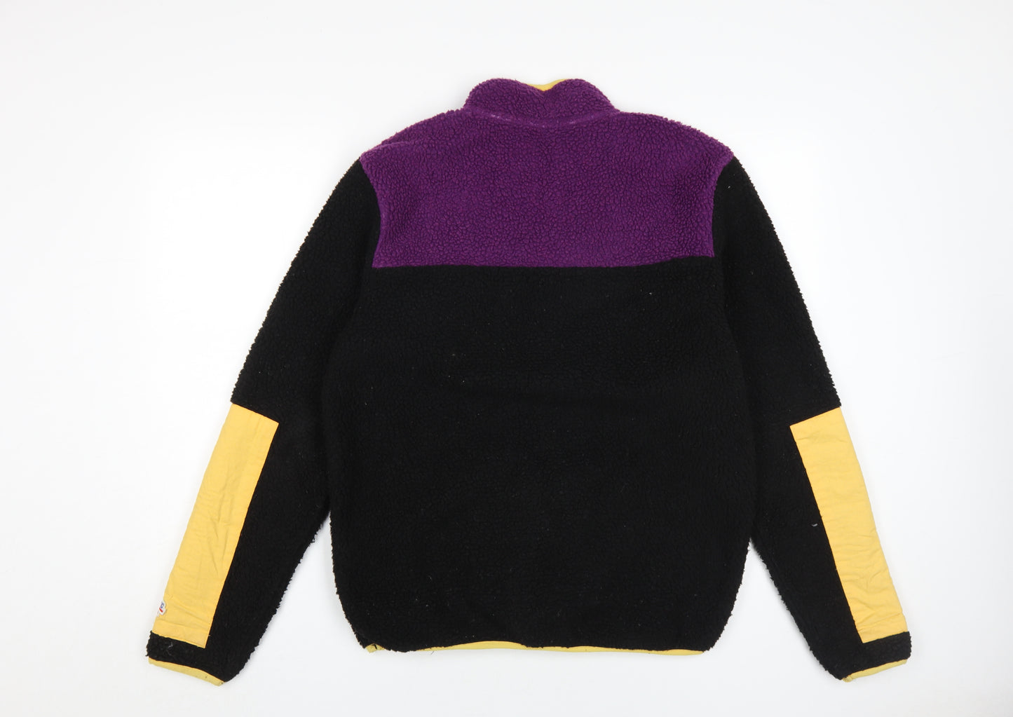 Hi-Tec Unisex Black Purple XS Retro Fleece Jacket