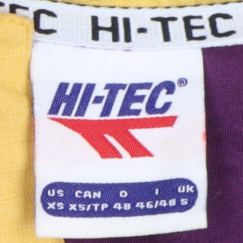Hi-Tec Unisex Black Purple XS Retro Fleece Jacket