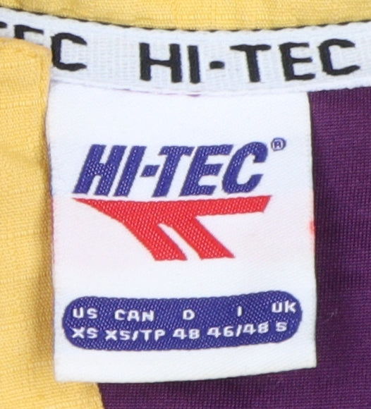 Hi-Tec Unisex Black Purple XS Retro Fleece Jacket